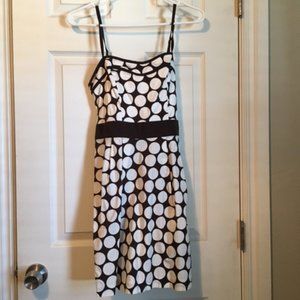 Junior's Medium Brown/White Mini Dress